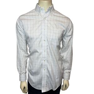Brooks Brothers Mens 15.5 33 Traditional Fit Non-Iron Tattersall Dress Shirt